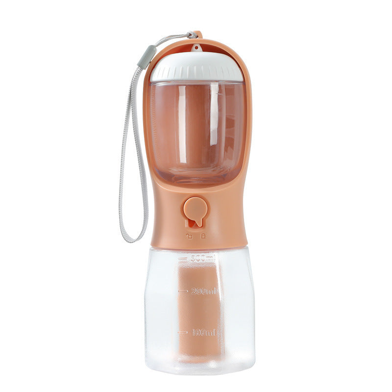 3-in-1 Portable Dog Water Bottle – Feeder & Waste Bag Holder