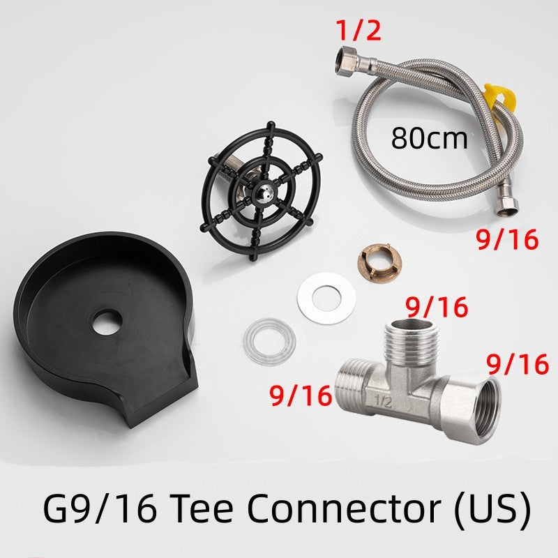 High-Pressure Cup Rinser for Sink – Automatic Faucet Washer