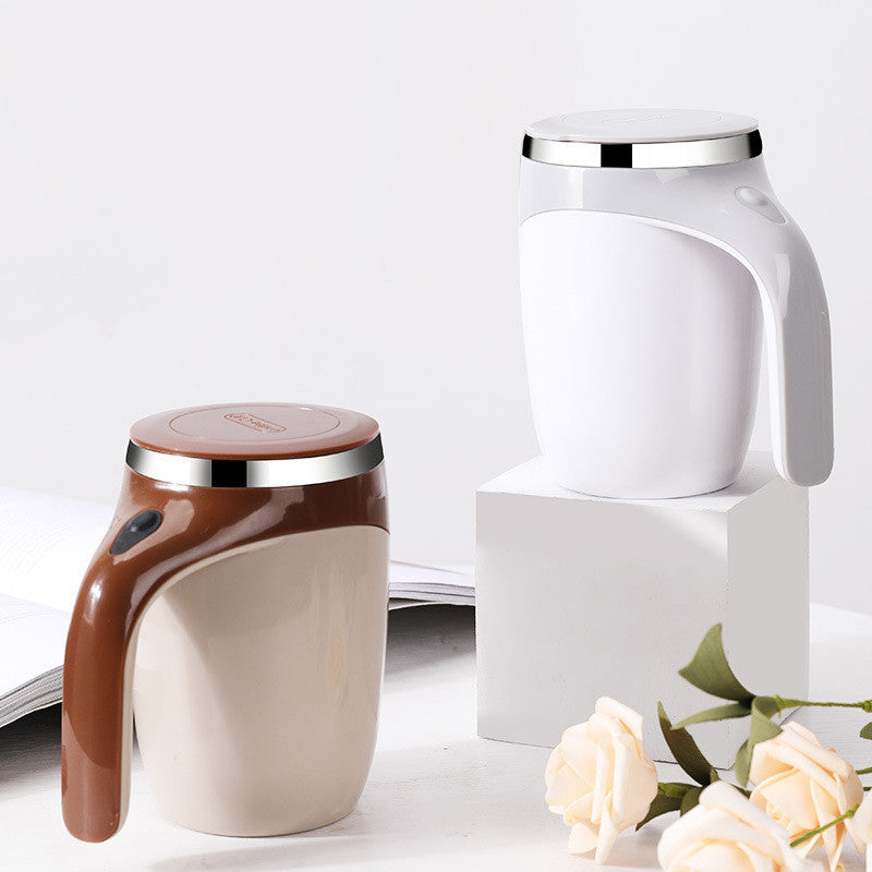 Rechargeable Self-Stirring Mug – Magnetic Auto Mixer Cup