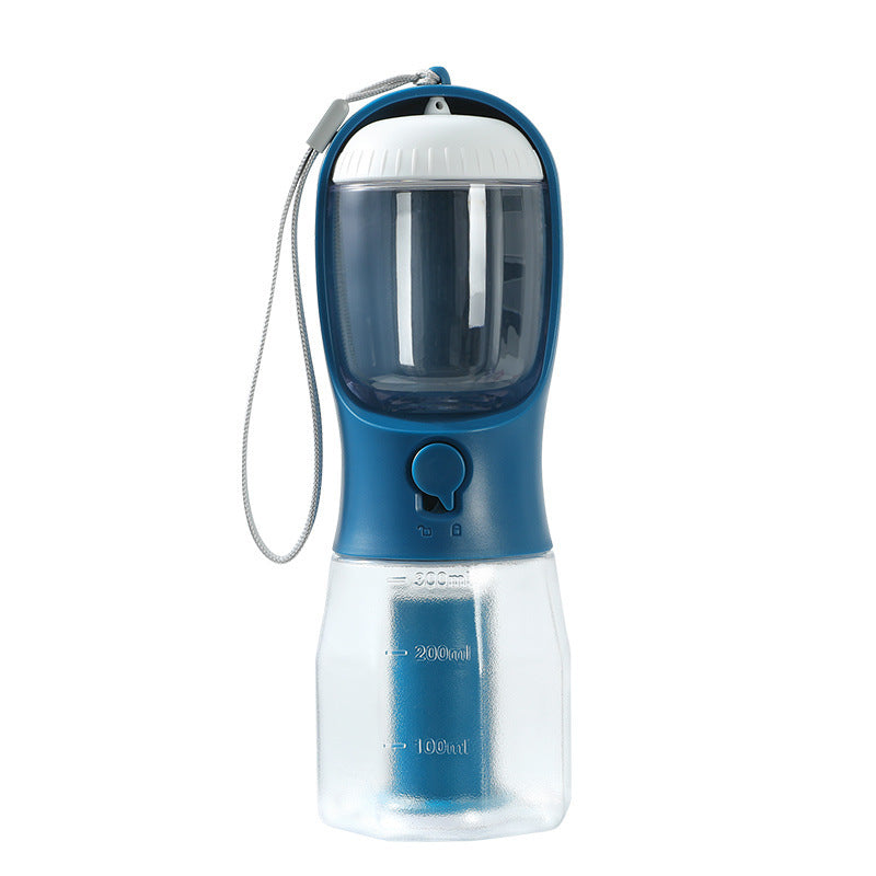 3-in-1 Portable Dog Water Bottle – Feeder & Waste Bag Holder