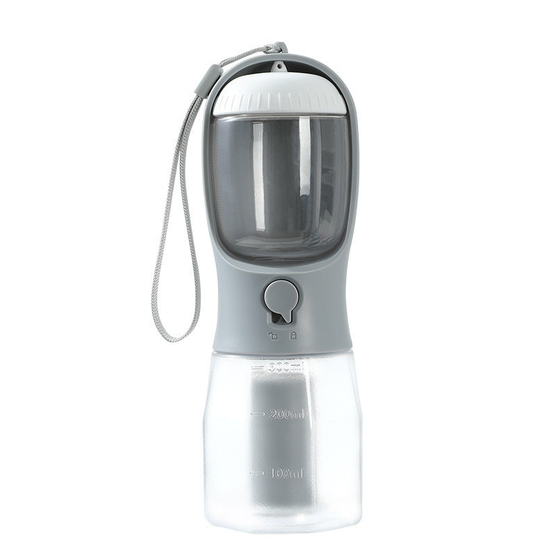 3-in-1 Portable Dog Water Bottle – Feeder & Waste Bag Holder