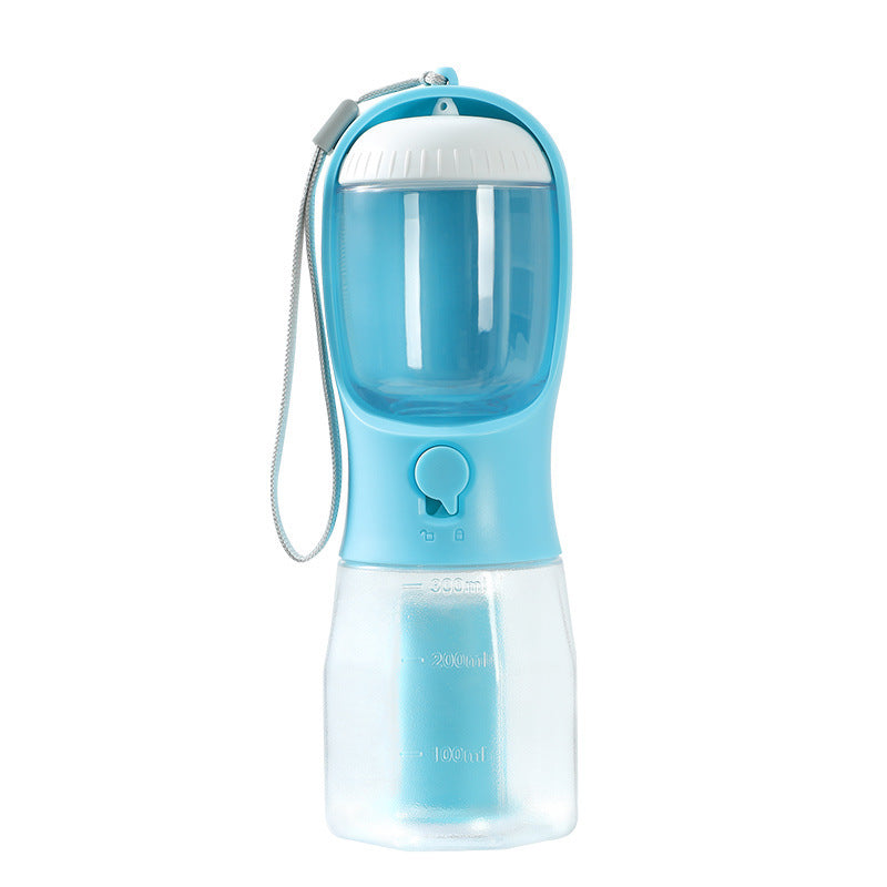 3-in-1 Portable Dog Water Bottle – Feeder & Waste Bag Holder