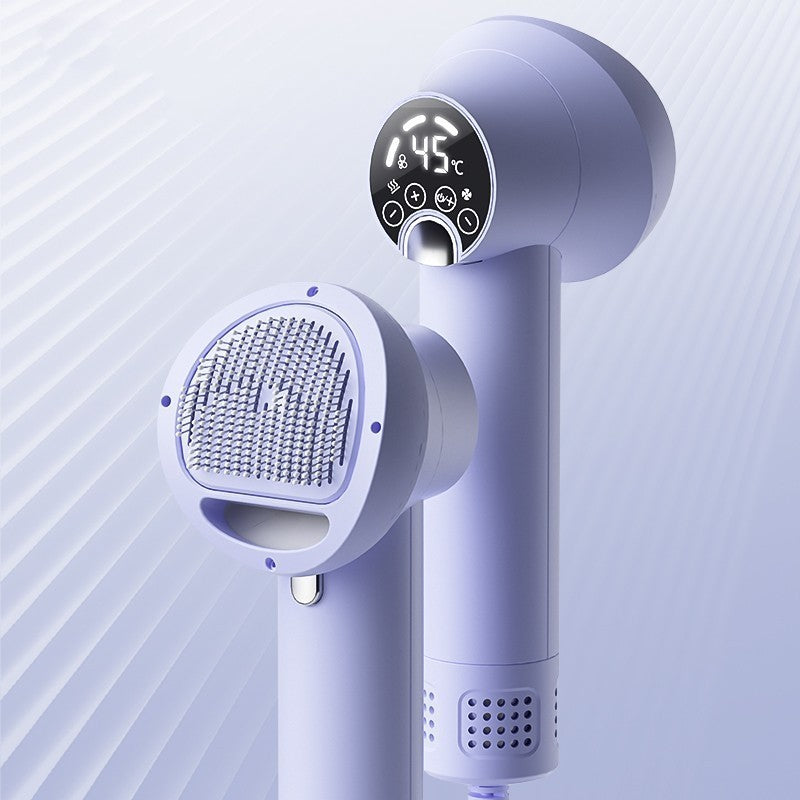 Smart Pet Hair Dryer & Comb – Silent Grooming for Dogs & Cats