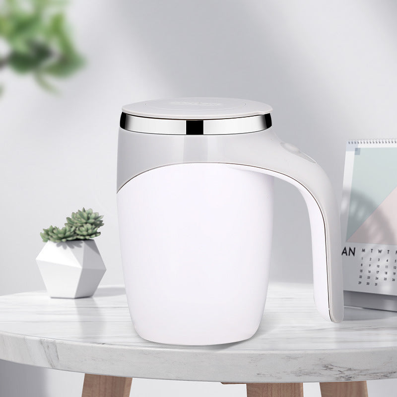 Rechargeable Self-Stirring Mug – Magnetic Auto Mixer Cup