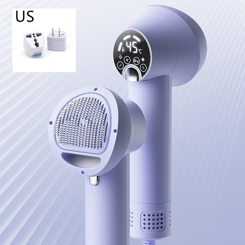Smart Pet Hair Dryer & Comb – Silent Grooming for Dogs & Cats
