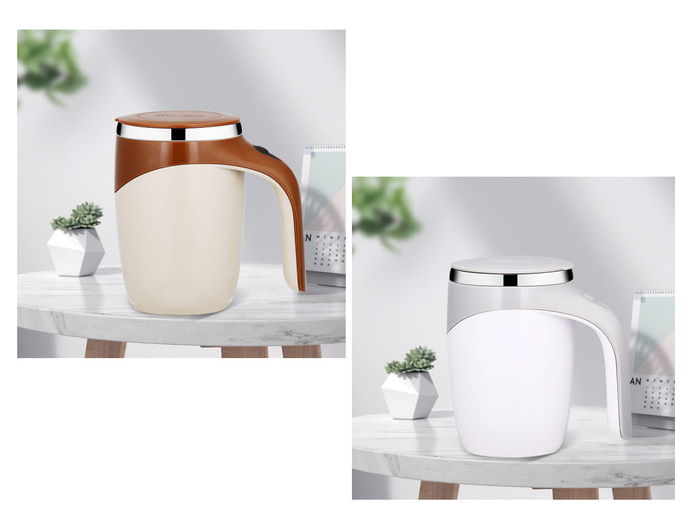 Rechargeable Self-Stirring Mug – Magnetic Auto Mixer Cup