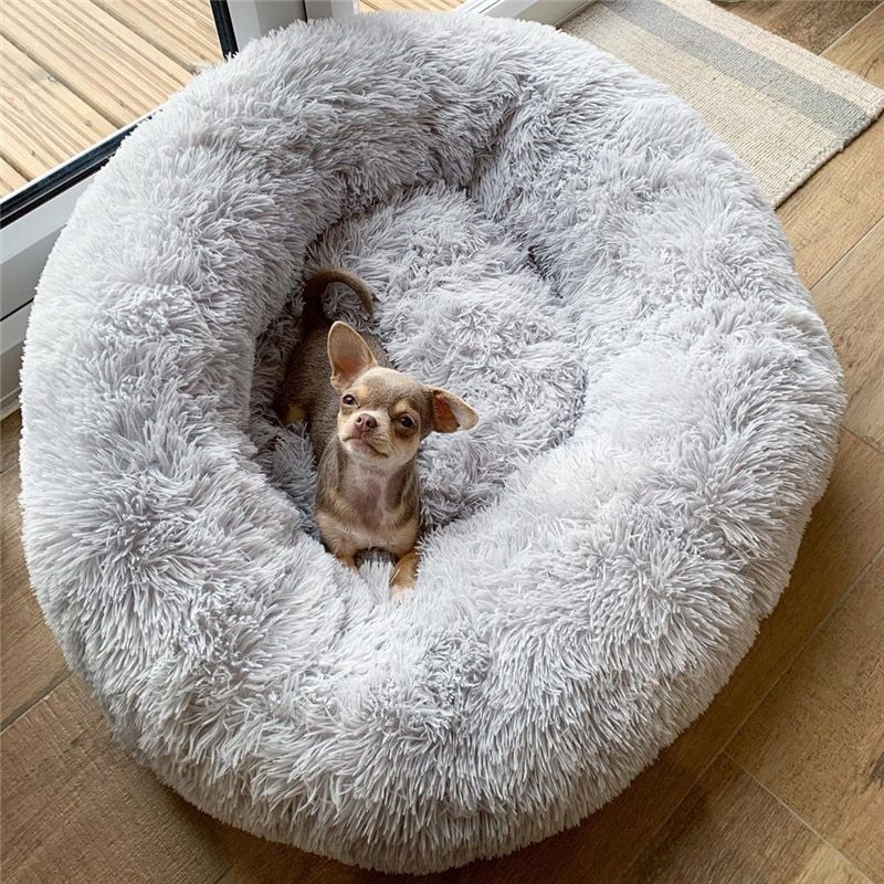 Super Soft Plush Dog Bed – Washable Deep Sleep Pet Sofa