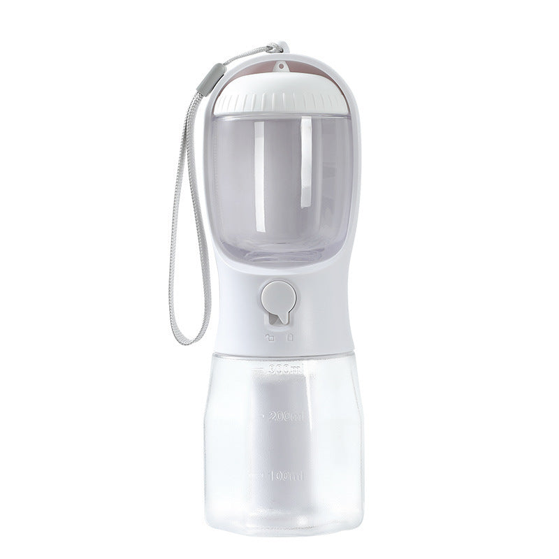 3-in-1 Portable Dog Water Bottle – Feeder & Waste Bag Holder