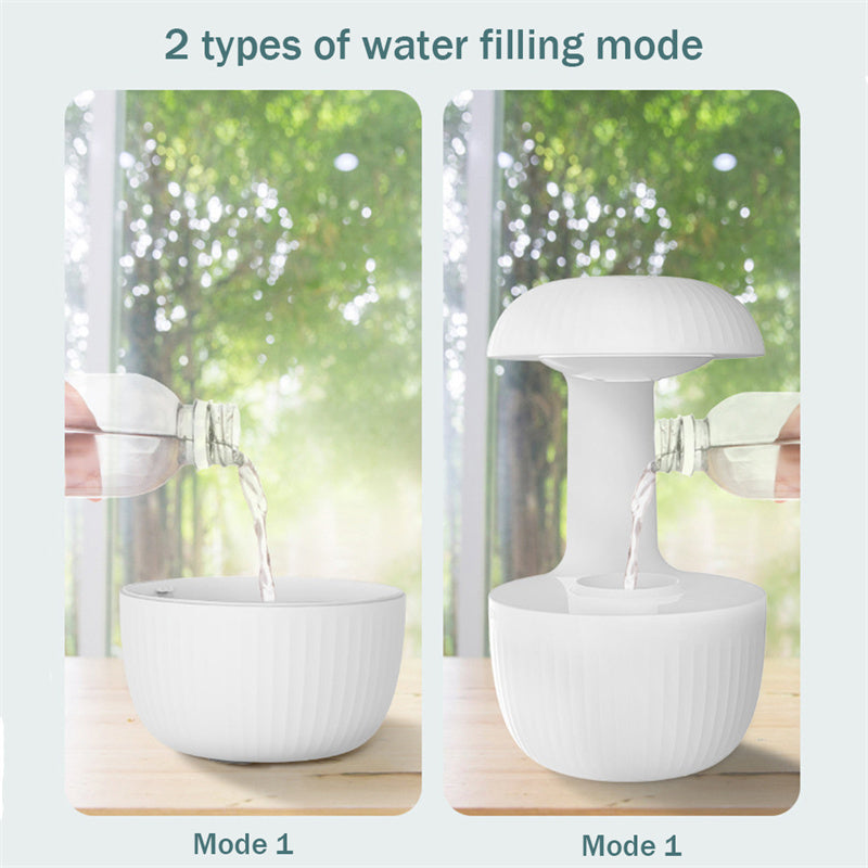 Anti-Gravity Cool Mist Humidifier – Silent Levitating Drop Design