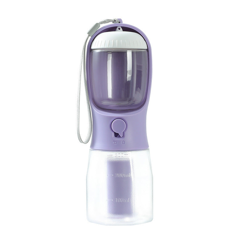 3-in-1 Portable Dog Water Bottle – Feeder & Waste Bag Holder