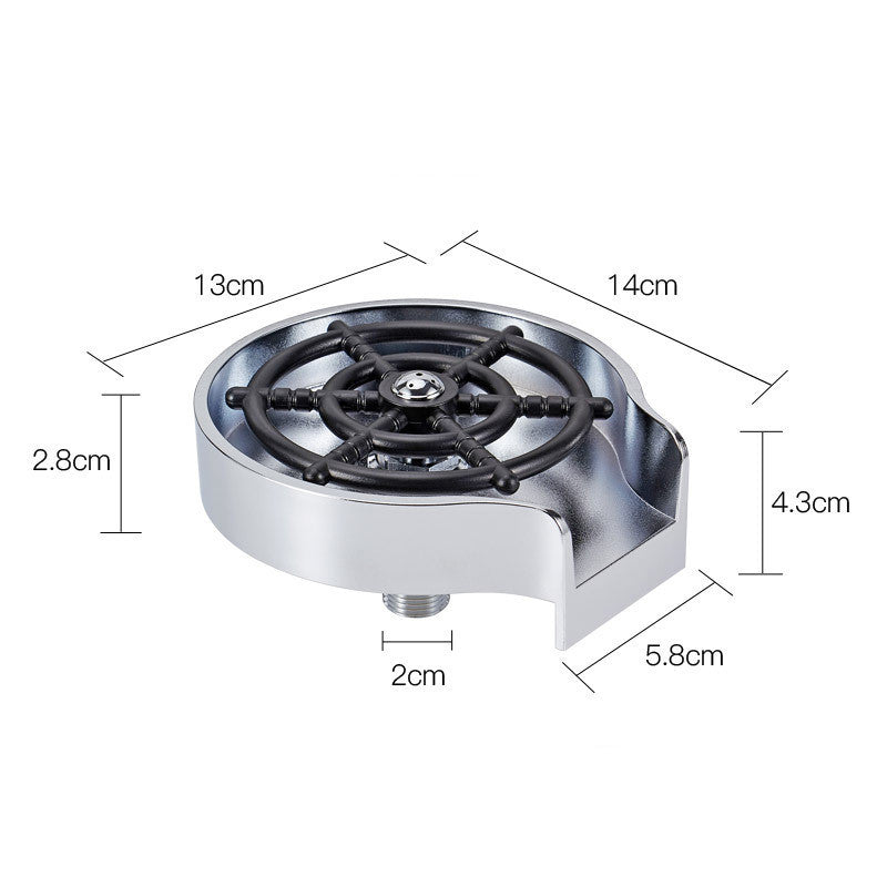 High-Pressure Cup Rinser for Sink – Automatic Faucet Washer