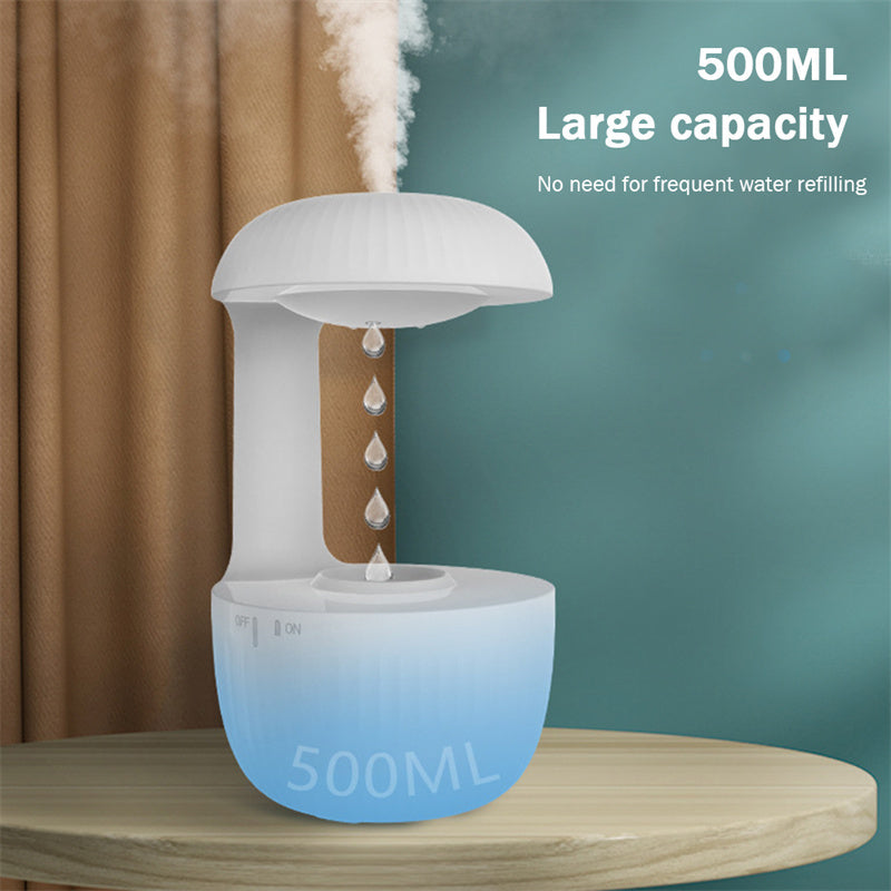 Anti-Gravity Cool Mist Humidifier – Silent Levitating Drop Design