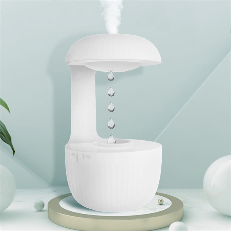 Anti-Gravity Cool Mist Humidifier – Silent Levitating Drop Design
